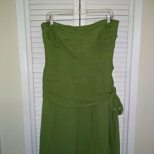 Anne Klein Green Strapless Dress